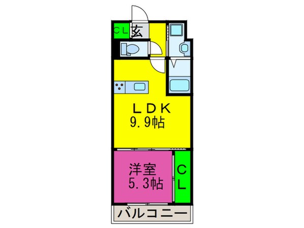 ファイブスターレジデンス岸和田の物件間取画像